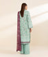 3 Piece - Printed Cotton Viscose Suit